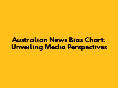 Australian News Bias Chart: Unveiling Media Perspectives