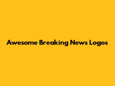 Awesome Breaking News Logos