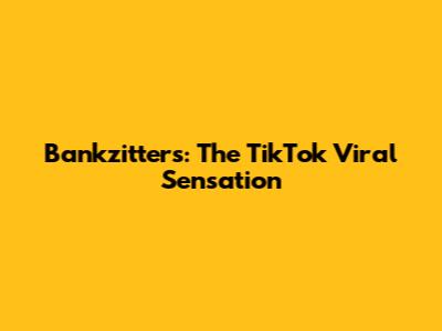 Bankzitters: The TikTok Viral Sensation