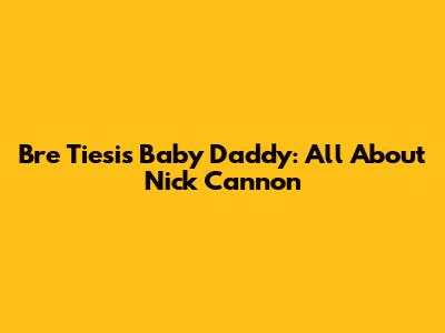 Bre Tiesi's Baby Daddy: All About Nick Cannon