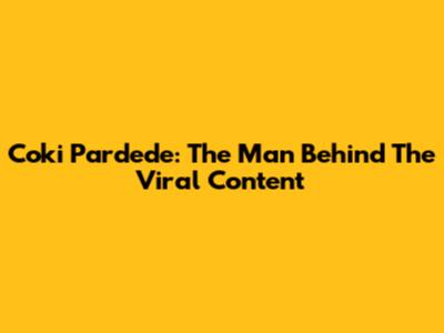 Coki Pardede: The Man Behind The Viral Content