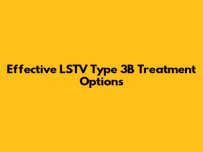 Effective LSTV Type 3B Treatment Options