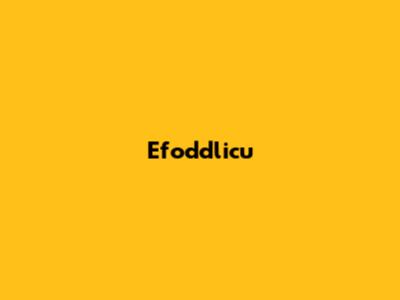 Efoddlicu
