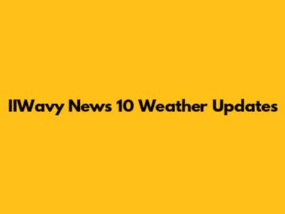 IIWavy News 10 Weather Updates