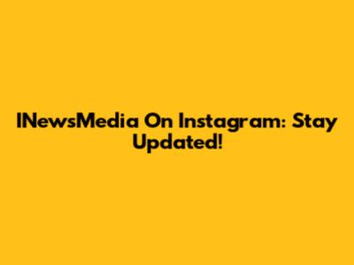INewsMedia On Instagram: Stay Updated!