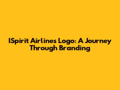ISpirit Airlines Logo: A Journey Through Branding
