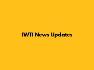 IWTI News Updates