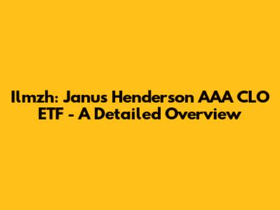 Ilmzh: Janus Henderson AAA CLO ETF - A Detailed Overview