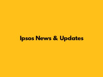 Ipsos News & Updates
