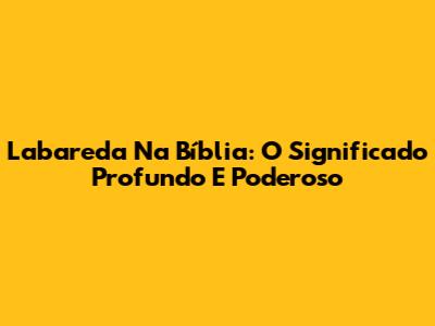 Labareda Na Bíblia: O Significado Profundo E Poderoso