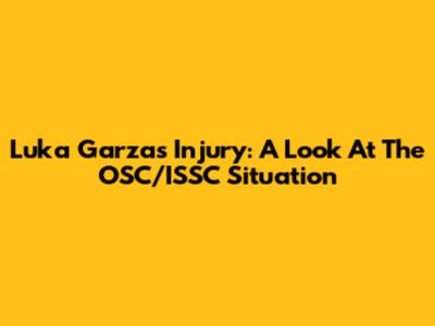 Luka Garza's Injury: A Look At The OSC/ISSC Situation
