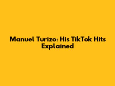 Manuel Turizo: His TikTok Hits Explained