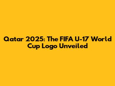 Qatar 2025: The FIFA U-17 World Cup Logo Unveiled