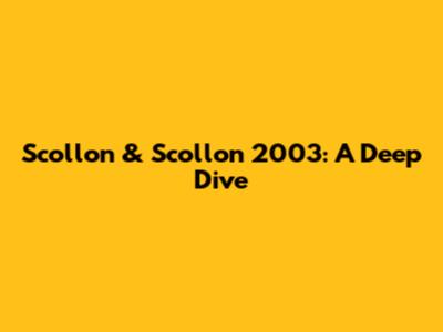 Scollon & Scollon 2003: A Deep Dive