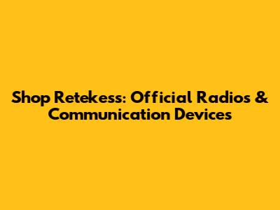 Shop Retekess: Official Radios & Communication Devices