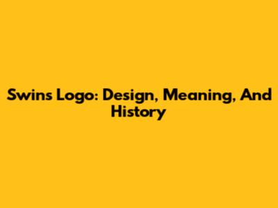 Swins Logo: Design, Meaning, And History