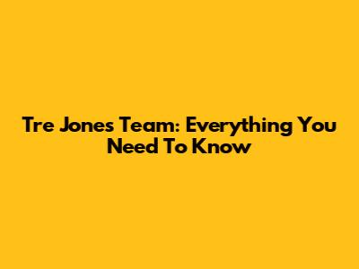 Tre Jones' Team: Everything You Need To Know