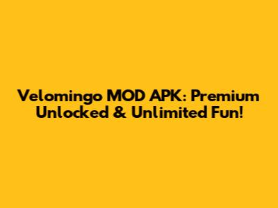 Velomingo MOD APK: Premium Unlocked & Unlimited Fun!