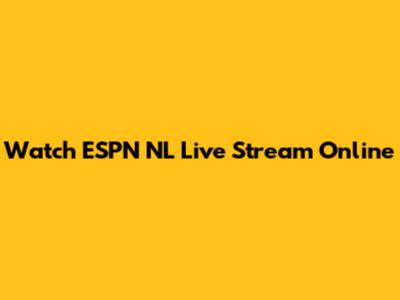 Watch ESPN NL Live Stream Online